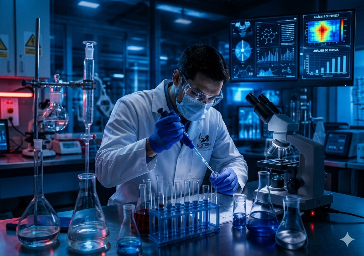 Laboratorio y análisis de cada lote