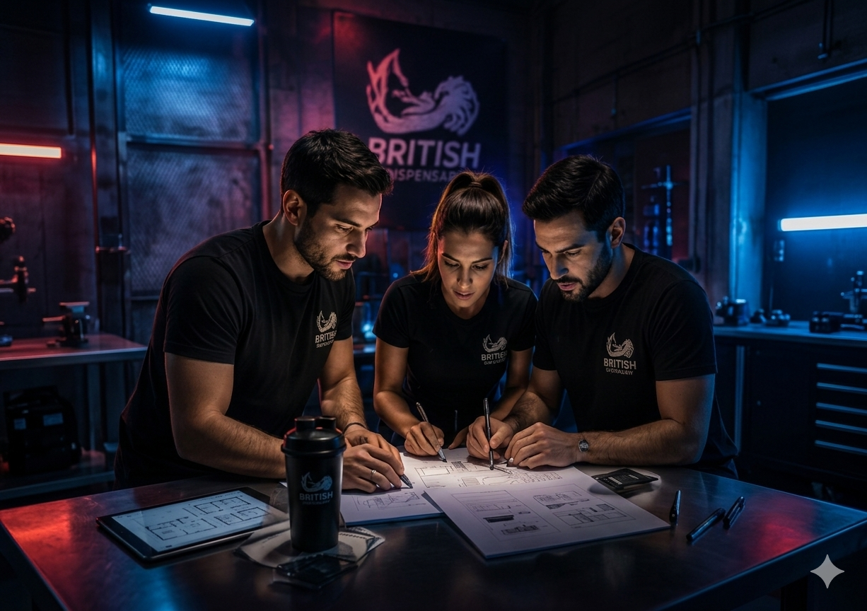 Equipo y fundadores de The British Dispensary